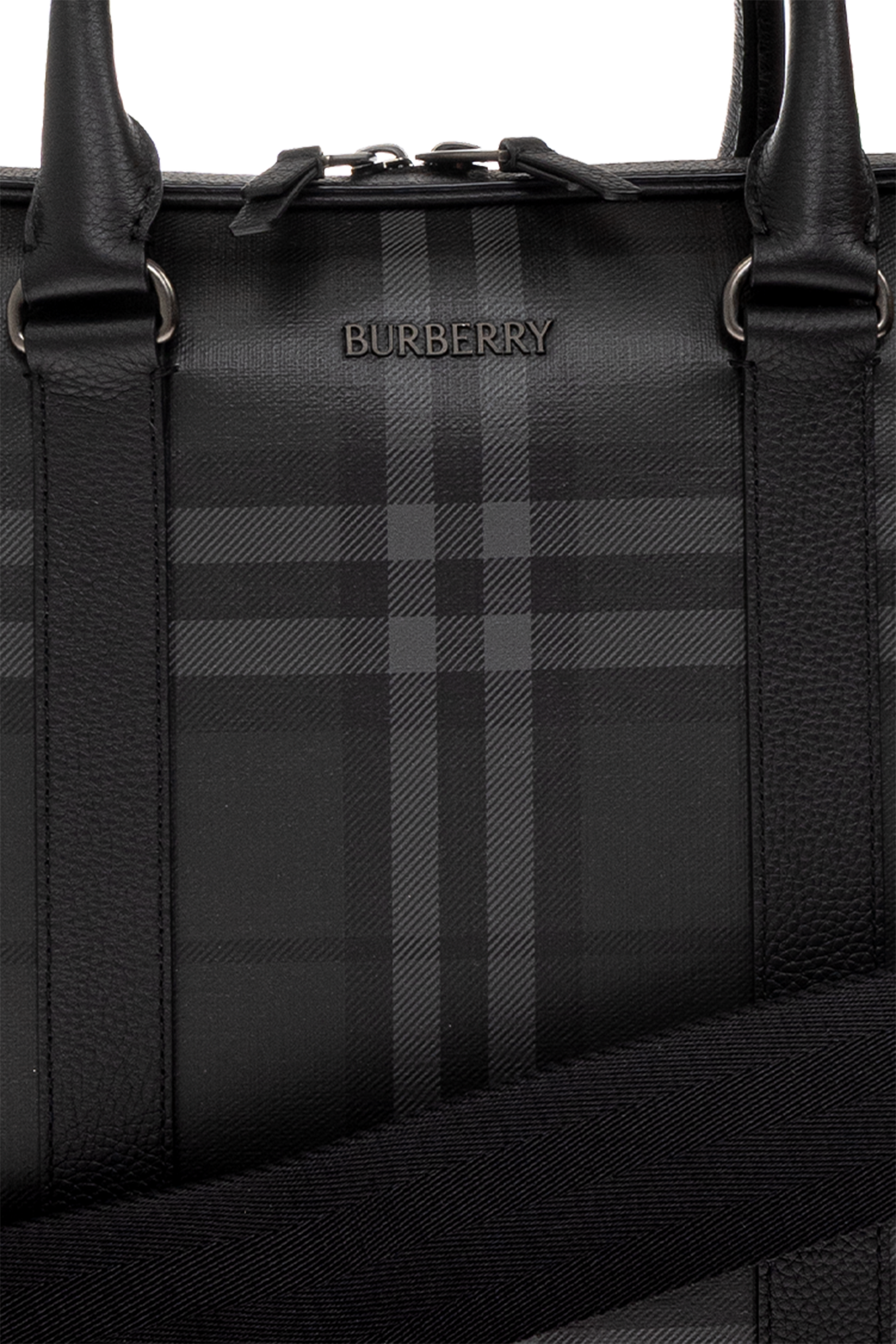 Burberry City Check Briefcase by Burberry | Men's | Vitkac